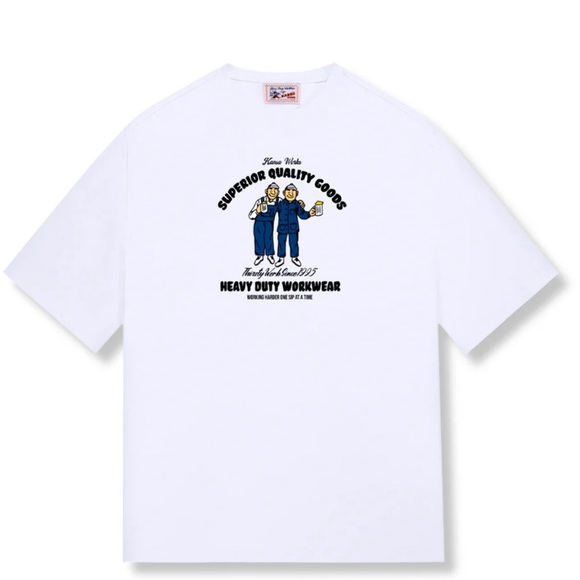 NWT, Kansū Works, Cold Beers Tee - White, L - Picture 1 of 4